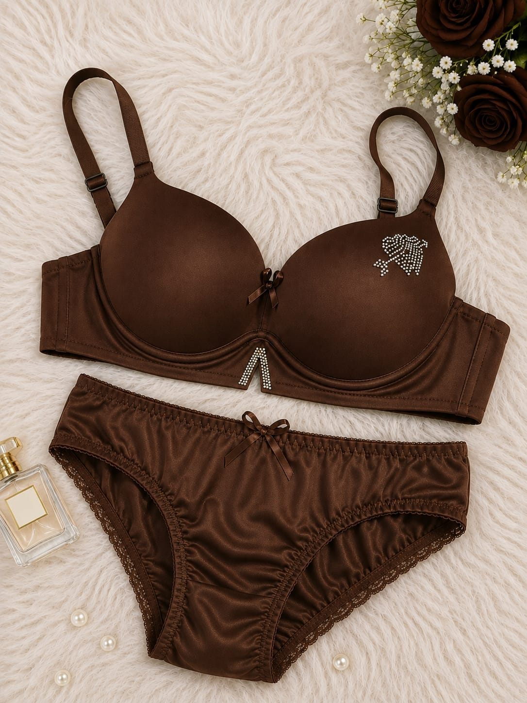 Pack of 3 Desire Push-Up Lingerie Set